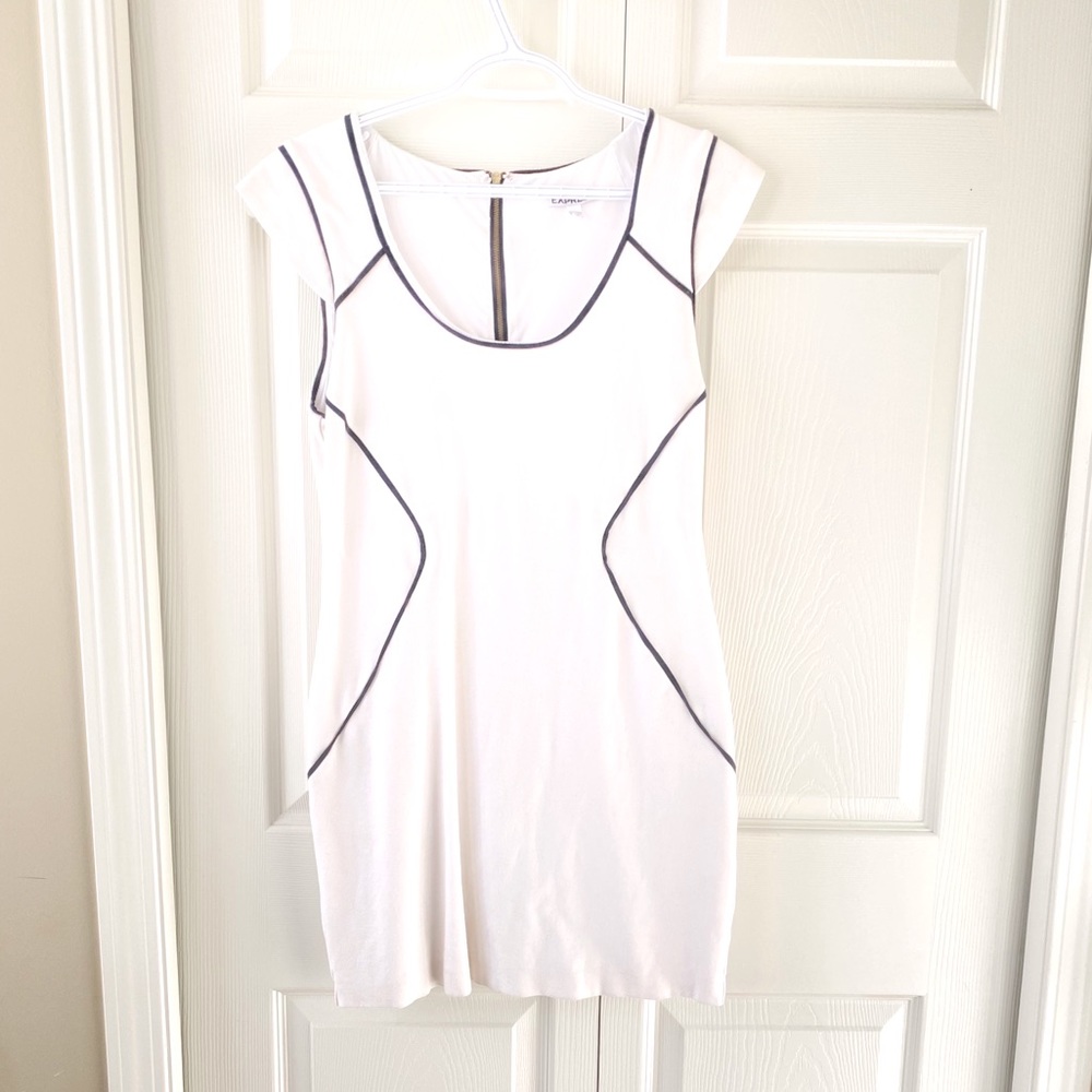 EXPRESS Black and White Mini Dress